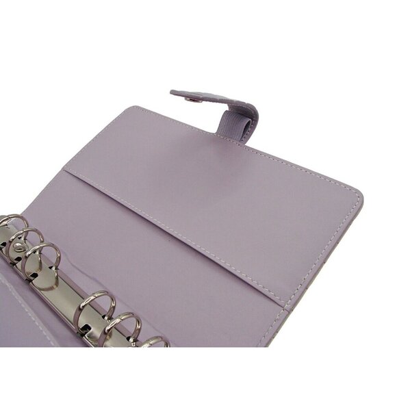 Pastel Ombre Planner Organizer Ring Binder Snap Close Quilted Blue Purple 7.5x5" - Picture 6 of 12